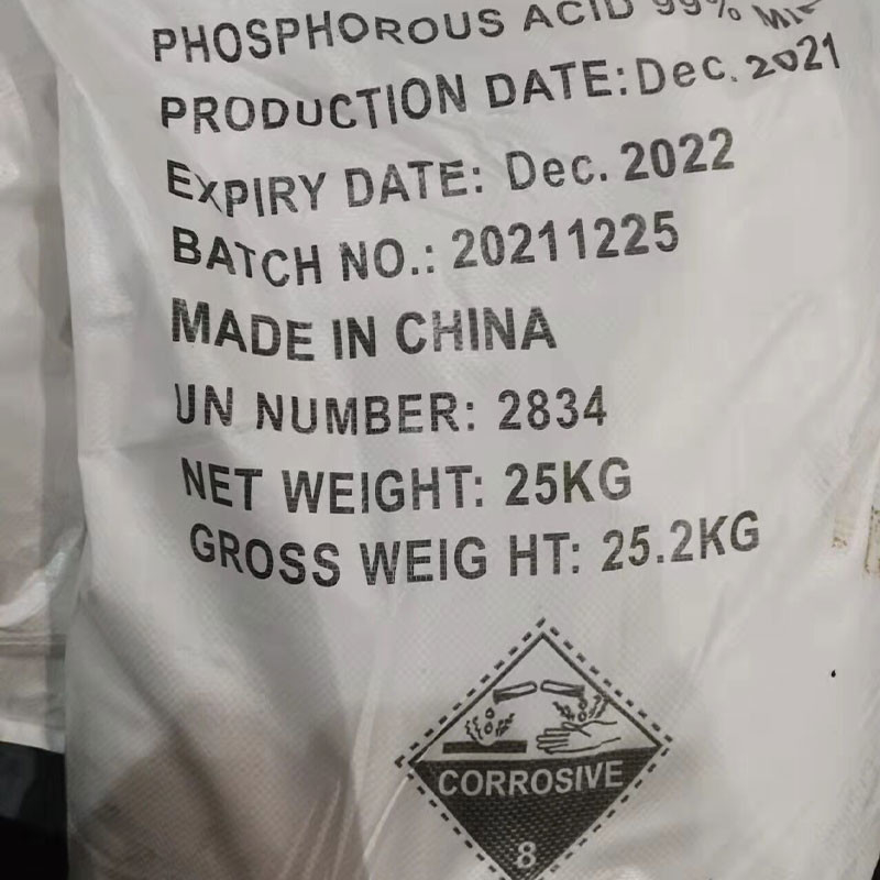 Dodatki chemiczne kwasu fosforowego H3PO3 CAS 13598-36-2 Food Industrial Grade