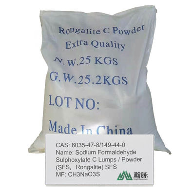 Wielokrotne zastosowanie SFS Chemiczne Formaldehyd Sodowy Sulfoksylat (CAS 6035-47-8) / Rongalit (149-44-0) 99% czystość