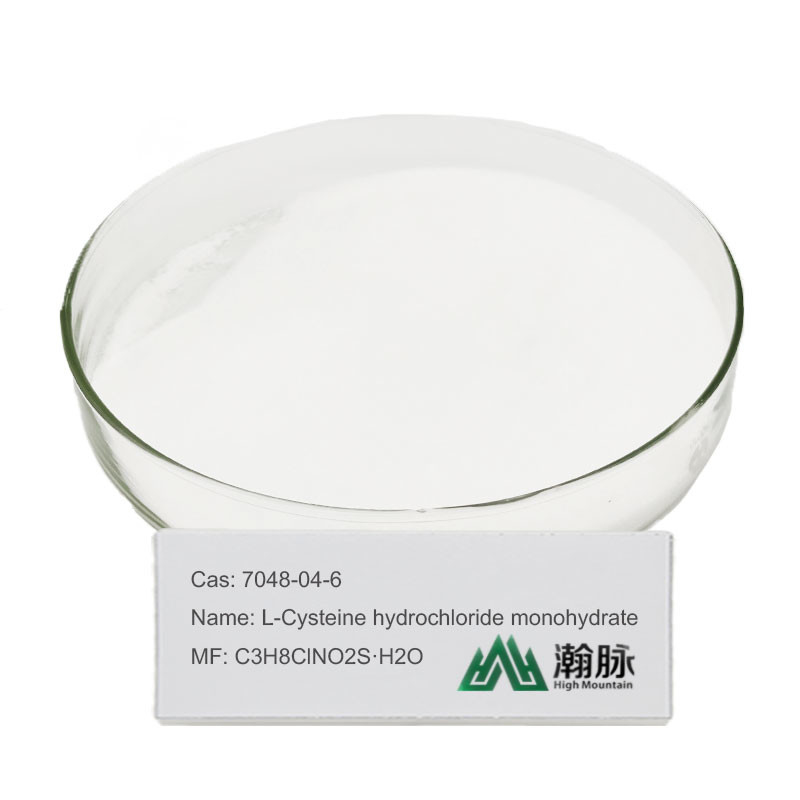 Monohydrat chlorowodorku L-cysteiny CAS 7048-04-6 C3H8ClNO2S H2O L-cysteina Hcl