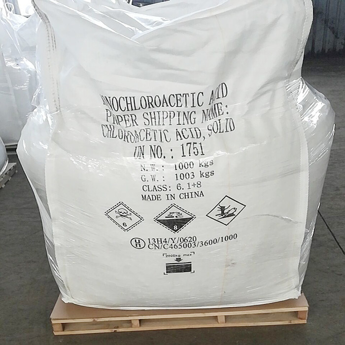 OEM Kwas chlorooctowy CAS 79-11-8 dla syntetycznych pośrednich produktów organicznych glicyny