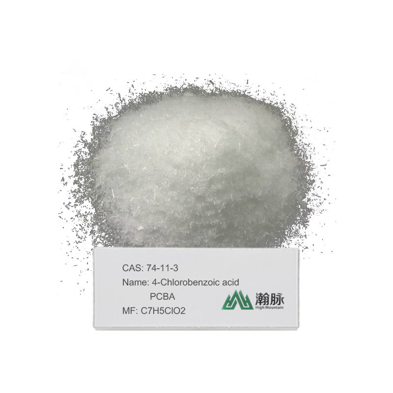 PCBA P-chlorbenzowy kwas Chemiczne pośrednie 4-chlorbenzowy kwas CAS 74-11-3 C7H5ClO2