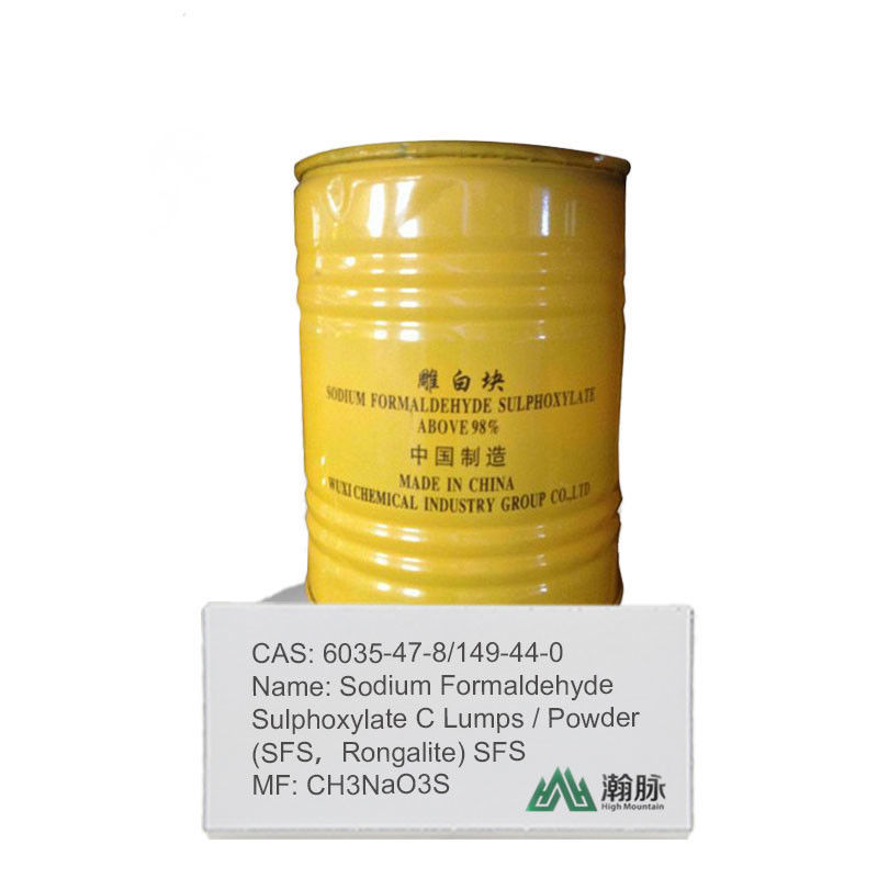 Rongalit/SFS Sodium Formaldehyd Sulphoxylate CAS 6035-47-8,149-44-0 Wysokiej czystości środek redukujący do zastosowań przemysłowych