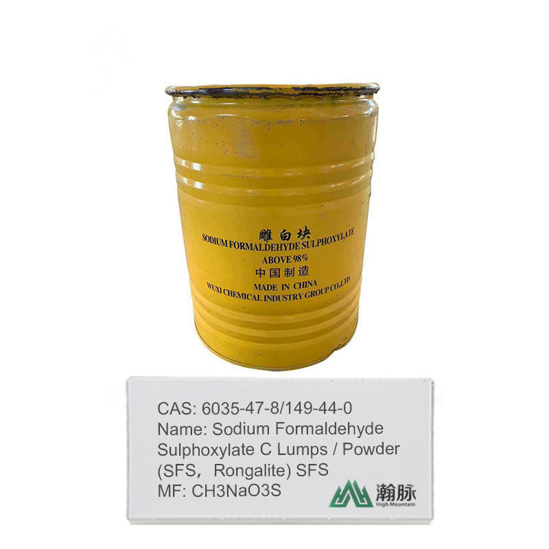Rongalit/SFS Sodium Formaldehyd Sulphoxylate CAS 6035-47-8,149-44-0 Wysokiej czystości środek redukujący do zastosowań przemysłowych