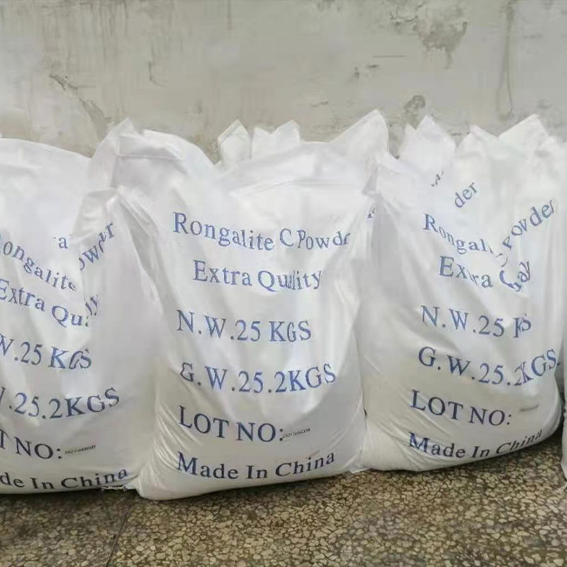 Rongalit/SFS Sodium Formaldehyd Sulphoxylate CAS 6035-47-8,149-44-0 Wysokiej czystości środek redukujący do zastosowań przemysłowych