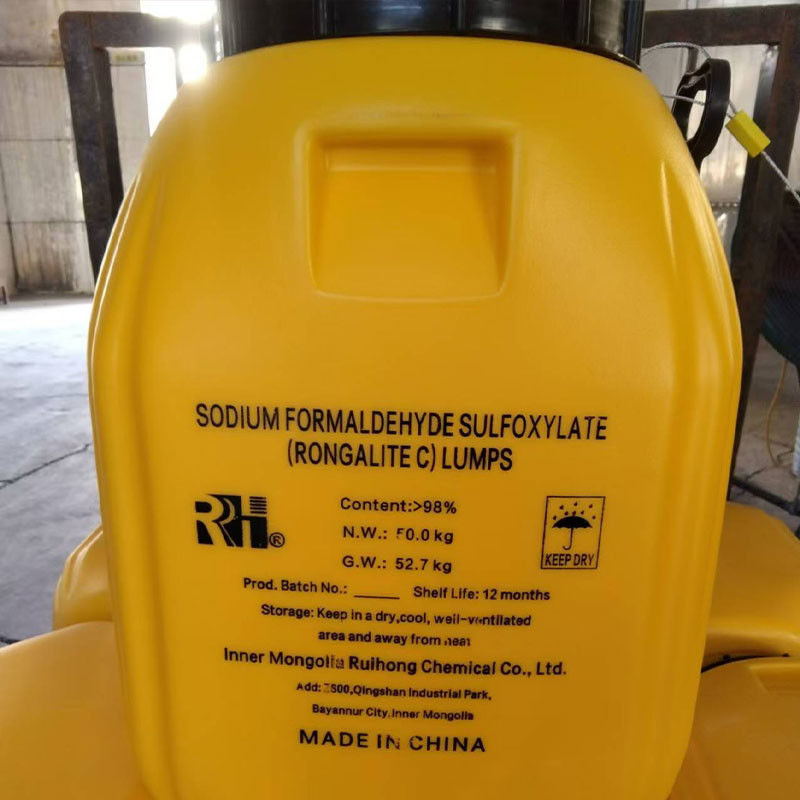 Rongalit/SFS Sodium Formaldehyd Sulphoxylate CAS 6035-47-8,149-44-0 Wysokiej czystości środek redukujący do zastosowań przemysłowych