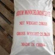 Chloroacetat sodu 98 czystość biały proszek rozpuszczalny do barwników herbicydów i syntezy agrochemicznej