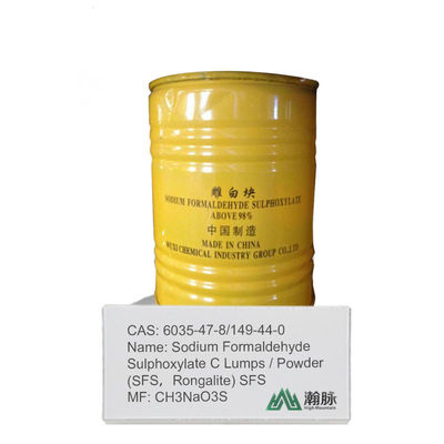 Rongalit/SFS Sodium Formaldehyd Sulphoxylate CAS 6035-47-8,149-44-0 Wysokiej czystości środek redukujący do zastosowań przemysłowych