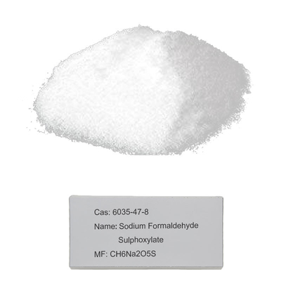 98% rozpuszczalności Sulfoksylan sodu formaldehydu CAS 6035-47-8 Przemysłowy środek wybielający